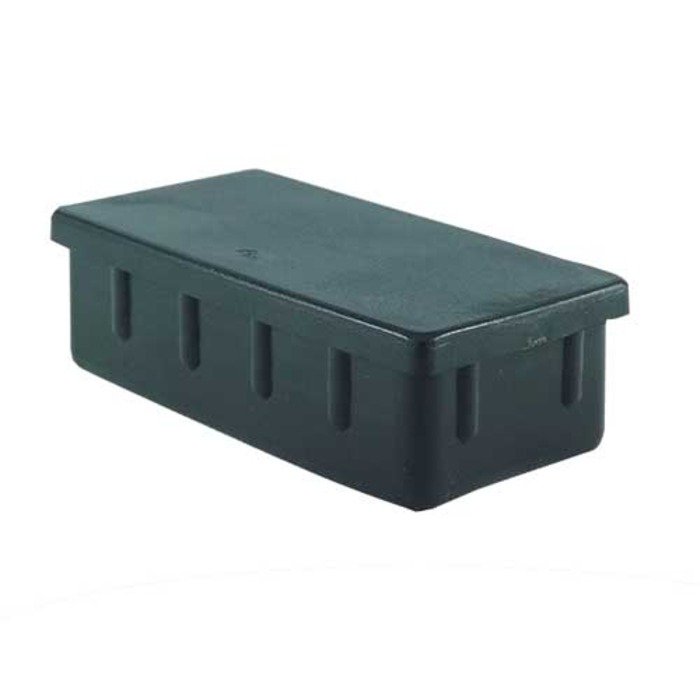 Ponteira Plástica Plástica 40x80x1,2 Mm Interna Reta